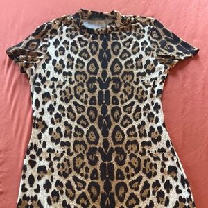 Leopard Print BodyCon Dress